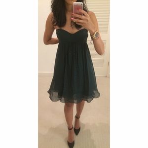 Brand New Haute Hippie Forest Emb Strapless Dress